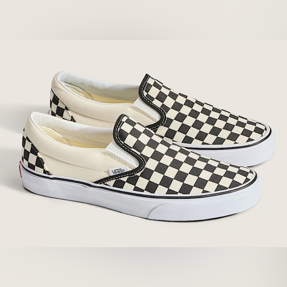 Vans Classic Slip-On Checkerboard UNISEX Men’s Sz 6.5 Women’s Sz 8
